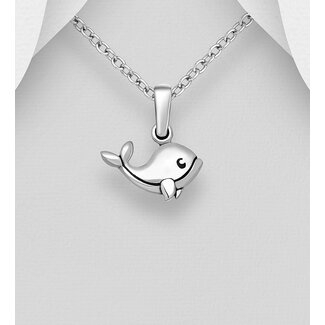 Sterling Tiny Whale Necklaces - FINAL SALE