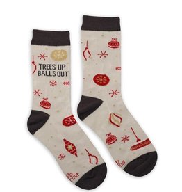 Karma Holiday Socks-Trees Up