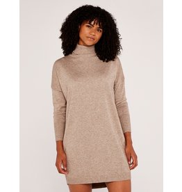 Apricot Vera- Cocoon Sweater Dress in Brown