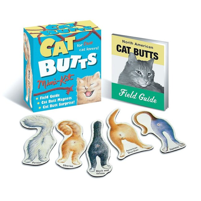runnning press Cat Butts Magnets