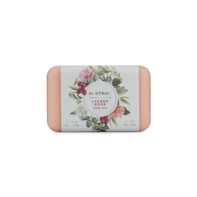 Mistral Mistral Travel Size Bar Soap 50g Classic Lychee Rose
