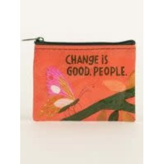 Blue Q Coin Purse-Change is Good
