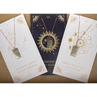 Gold Tarot Necklace - Cameron Rose