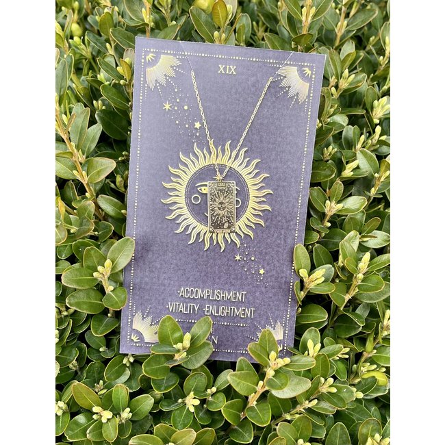 Shirleybird Gold Tarot Necklace