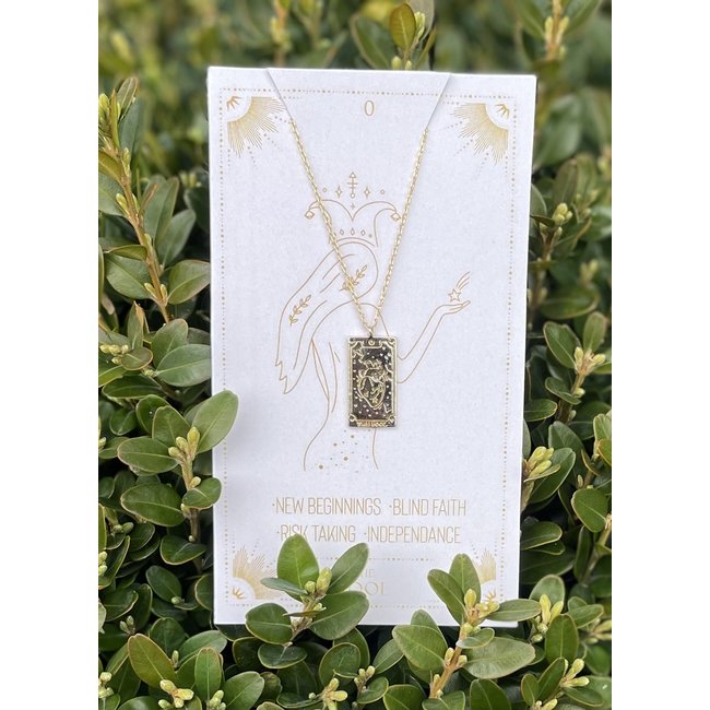 Shirleybird Gold Tarot Necklace