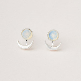 Scout Stone Moon Ear Jacket Opalite/Silver