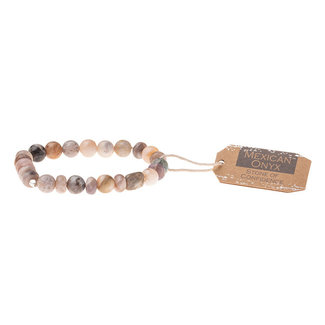 Scout Stone Stacking Bracelet- Mexican Onyx
