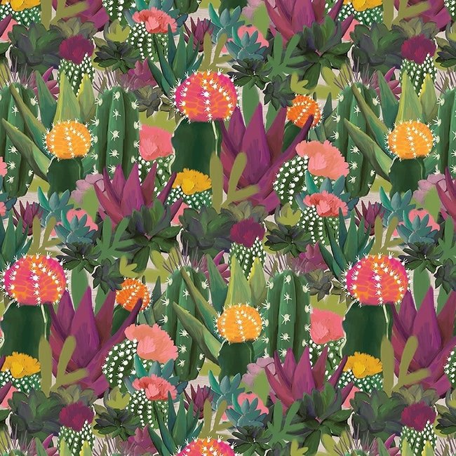 Roll Wrap-Colourful Cacti