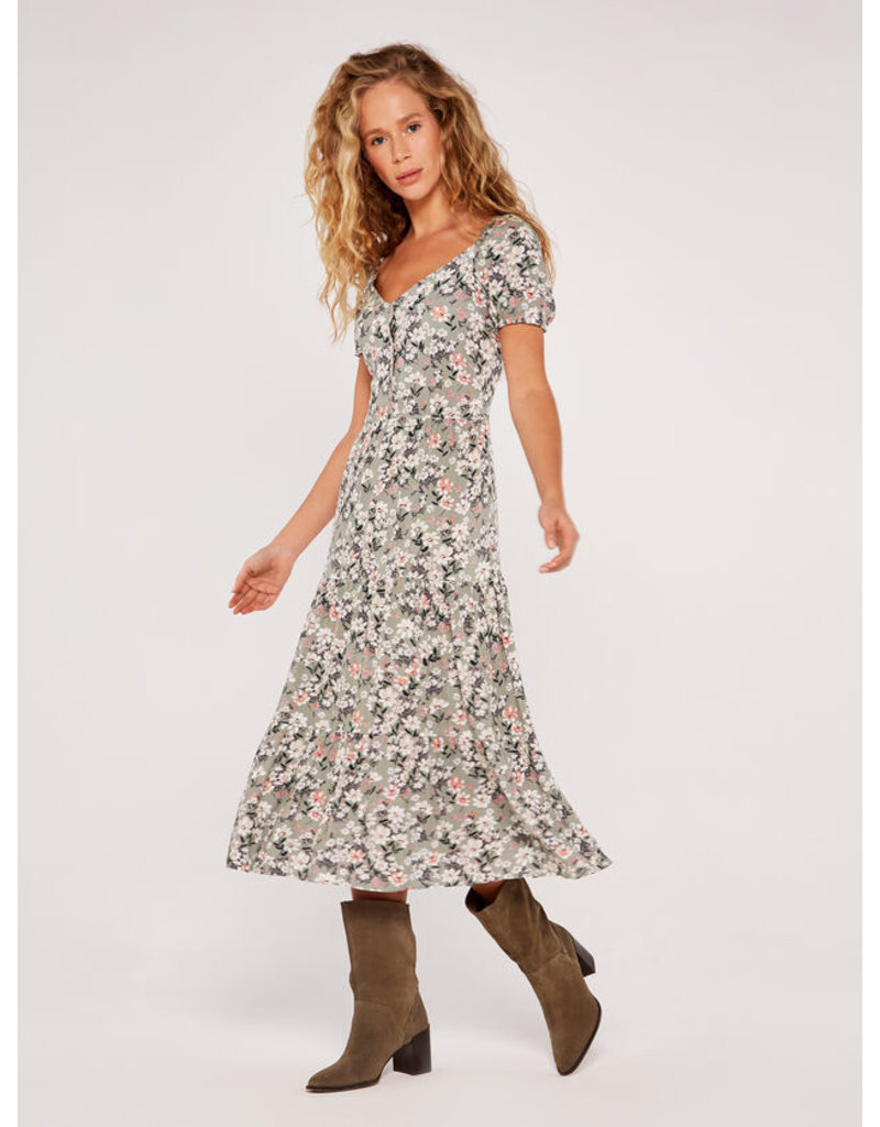 Ella Tiered Maxi Dress-Mint - Cameron Rose