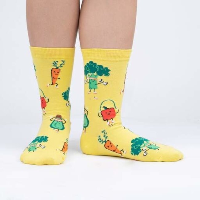 Sock it to me Ladies Crew- Plant Powered