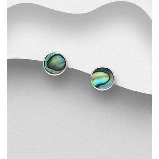 Sterling Studs - Sterling & Shell (more colours)