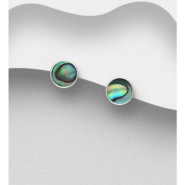 Sterling Studs - Sterling & Shell (more colours)
