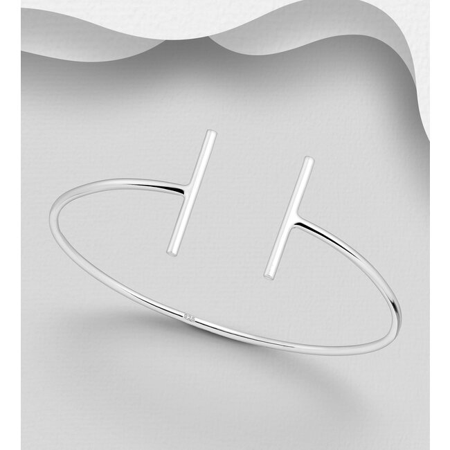 Sterling Bracelet- Double Bars