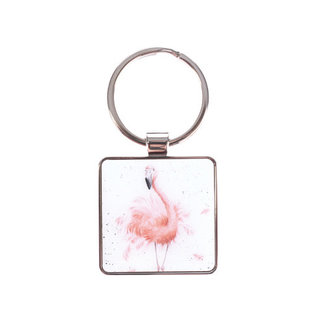 WRENDALE Keychain-Flamingo