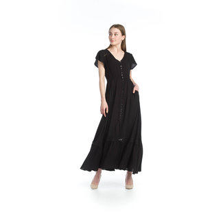 Papillon Emily Maxi Dress- Black