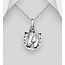 Sterling Sterling Silver Necklace- Horse/Horseshoe