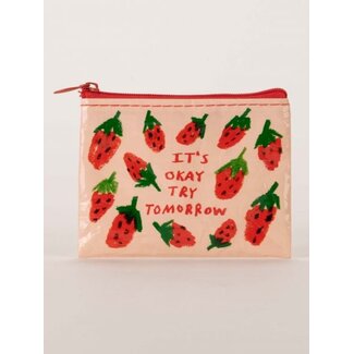 Blue Q Coin Purse-It's Ok Try Tomorrow