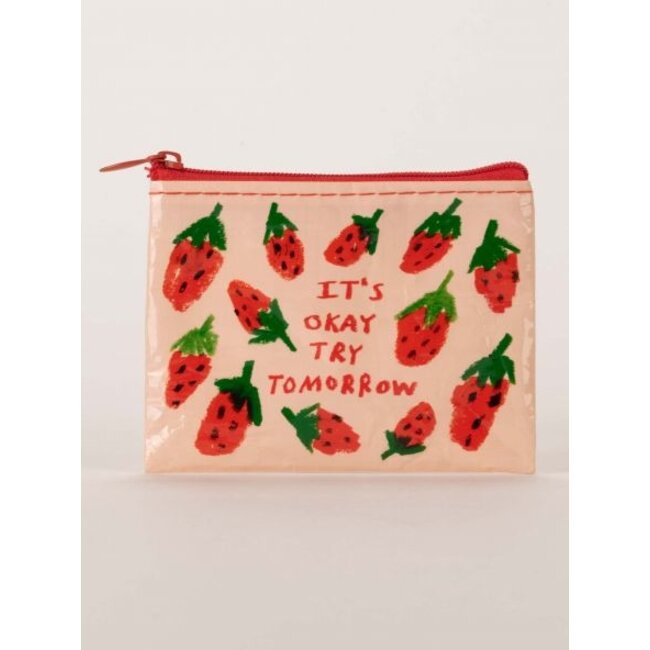 Blue Q Coin Purse-It's Ok Try Tomorrow
