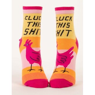 Blue Q Ladies Ankle Socks-Cluck  this Shit