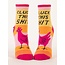 Blue Q Ladies Ankle Socks-Cluck  this Shit
