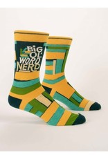 Blue Q Men's Socks-Word nerd