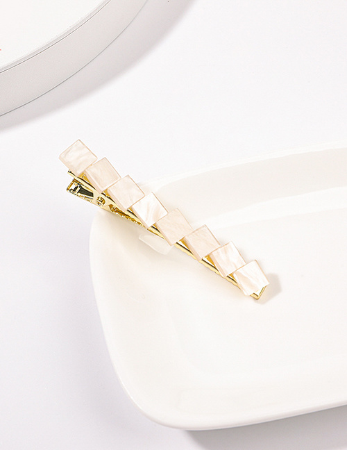 Multi Square Hair Barettes Cameron Rose