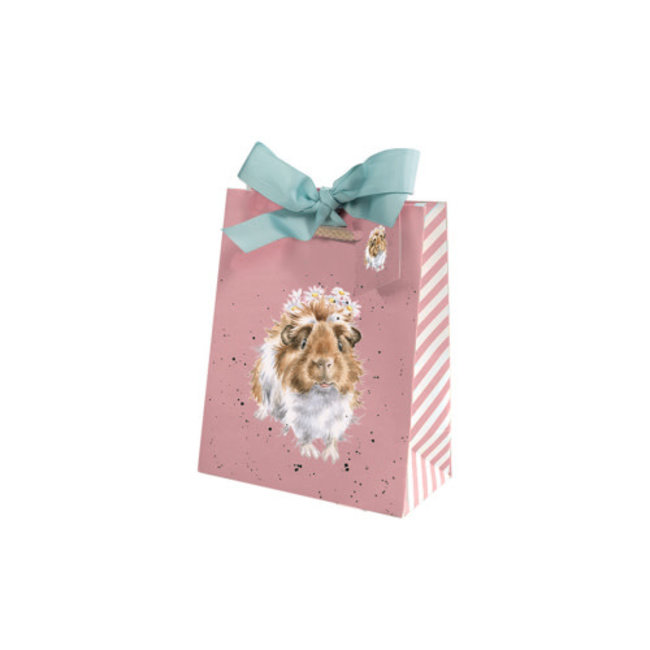 WRENDALE Grinny Pig Small  Gift Bag- Guinea Pig