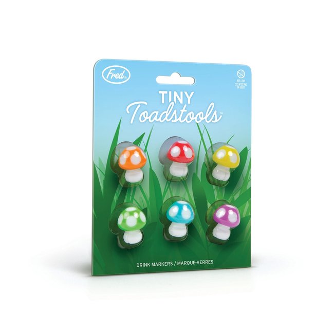 Tiny Toadstools Wine Markers