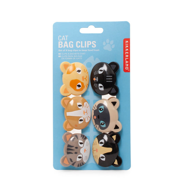 Cat Bag Clips S/6