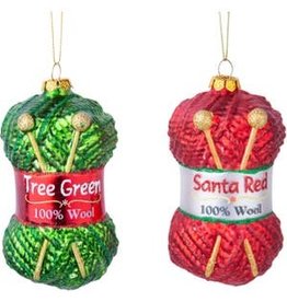 Option 2/ Silver Tree Knitting Yarn Ornaments