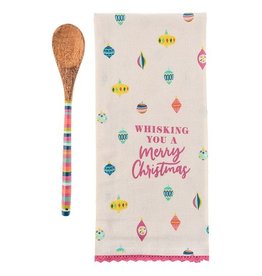 Karma Tea Towel/Spoons- Whisking You