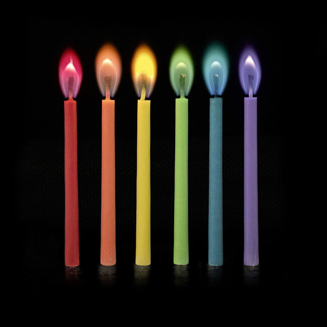 Party Candles / Coloured Flame