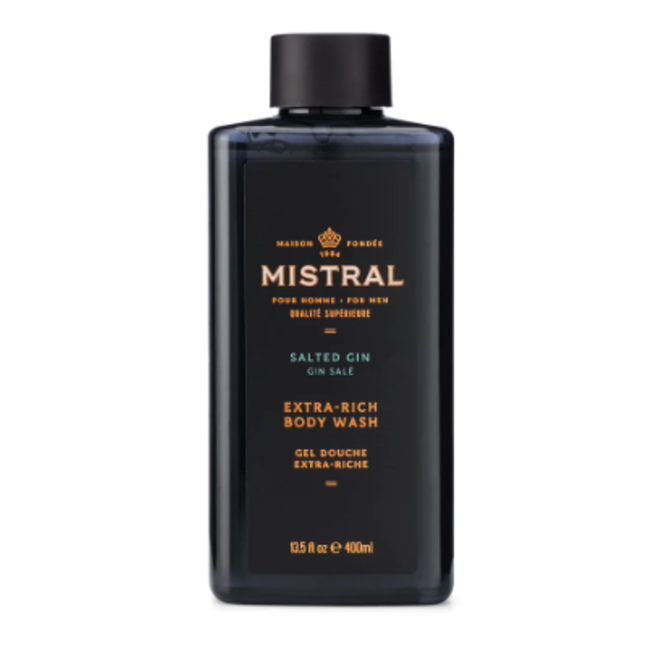 Mistral Men’s Body & Hair Wash 400 ml. - Salted Gin