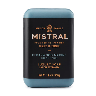 Mistral Mistral Men's Bar Soap 250 gr. - Cedarwood Marine