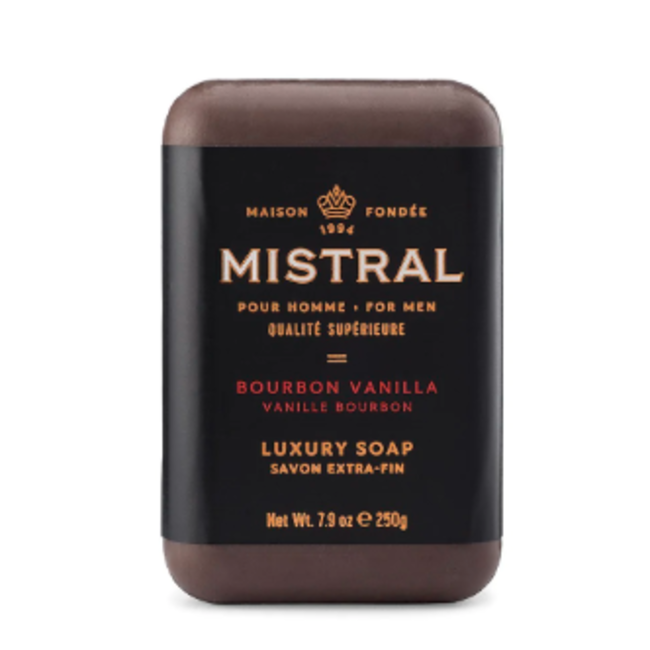 Mistral Men’s Bar Soap 250 gr. - Bourbon Vanilla