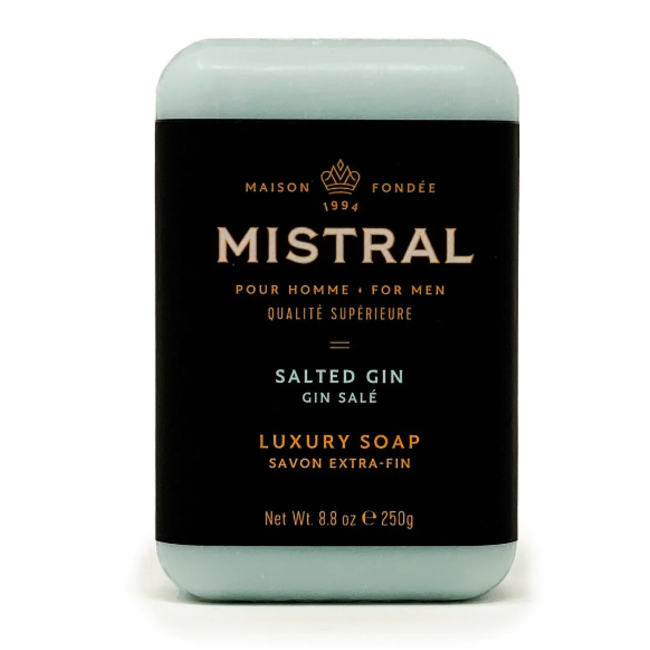 Mistral Men’s Bar Soap 250 gr. - Salted Gin