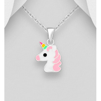 Sterling Kid's Unicorn Necklace