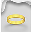 Sterling Engravable Gold over Silver Plain Band - FINAL SALE