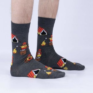 Sock it to me Men's Crew-What Wood You Say