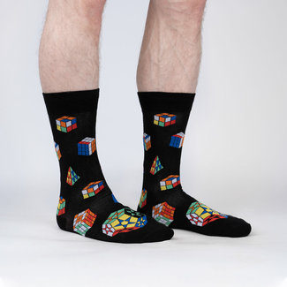 Sock it to me Men's Crew- Puzzle Box