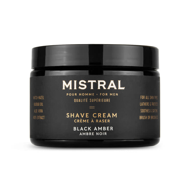 Mistral Mistral Men’s Shave Cream-Black Amber