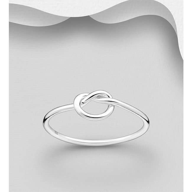 Sterling Sterling Silver Love Knot Ring