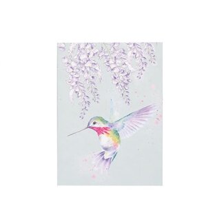 WRENDALE A6  Notebook-Wisteria Wishes Hummingbird