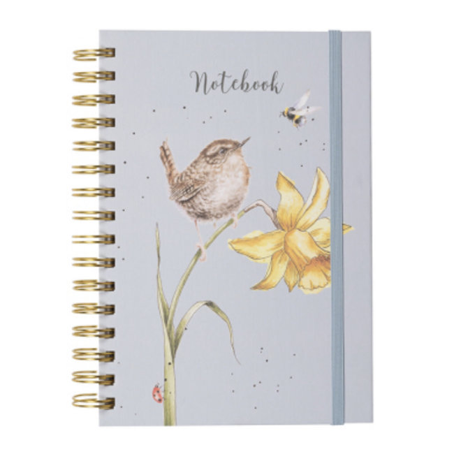 WRENDALE A5 Wren Spiral Bound Notebook- The Birds & The Bees
