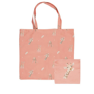 WRENDALE Foldable Shopping Bag Giraffe (Flowers)