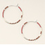 Scout Chromacolor Miyuki Small Hoop- Blush Multi/Silver