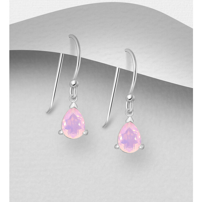 Sterling Earrings Swarovski Drops (More Colours)
