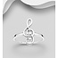Sterling Sterling Silver Music Note Ring - FINAL SALE