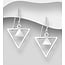 Sterling Sterling Triangle Dangle w/ (more colours)
