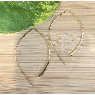 Cristy's Large Arc Earrings Gold - FINAL SALE